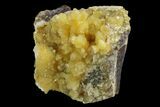 Fluorescent, Yellow Calcite Crystal Cluster - South Dakota #170688-1